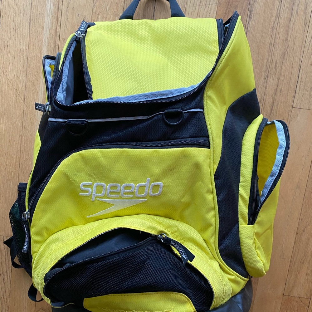 Yellow Speedo Swim Bag